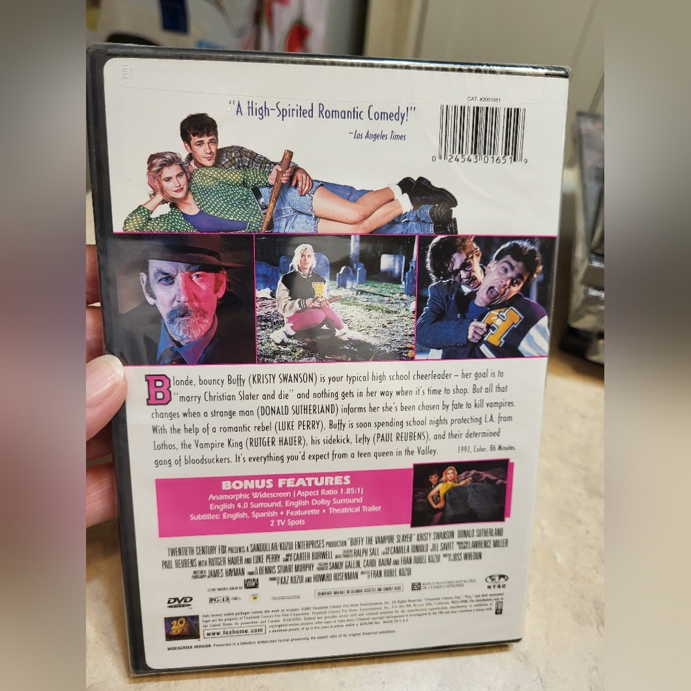 Factory Sealed DVD of Buffy The Vampire Slayer Wide-screen w/bonus features - Picture 3 of 4